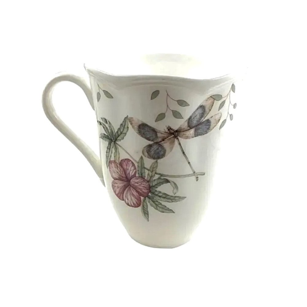 Lenox Butterfly Meadow Dragonfly Mug  12 oz, Replacement, Tee Coffee Cappuccino